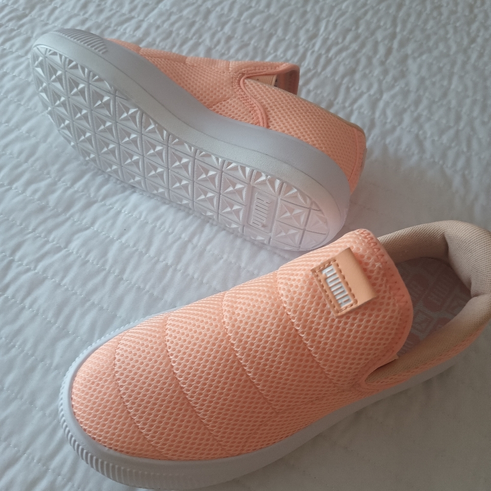 Puma shoes peach color